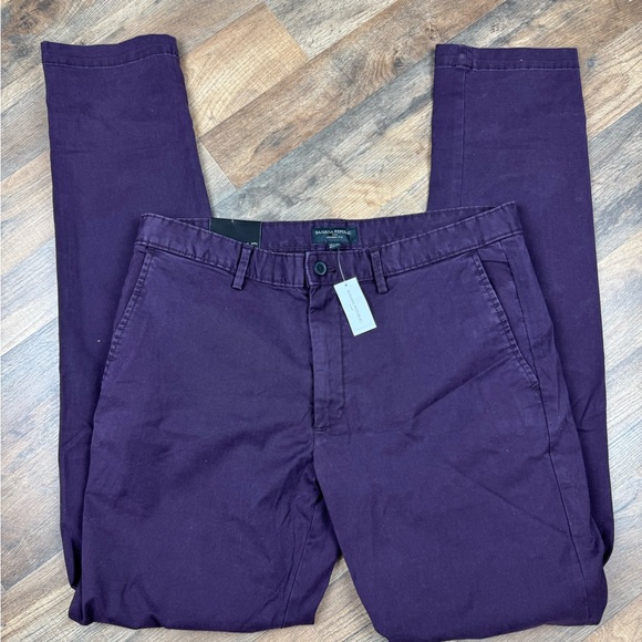 Banana Republic Men's Purple Chinos NWT - Picture 1 of 5